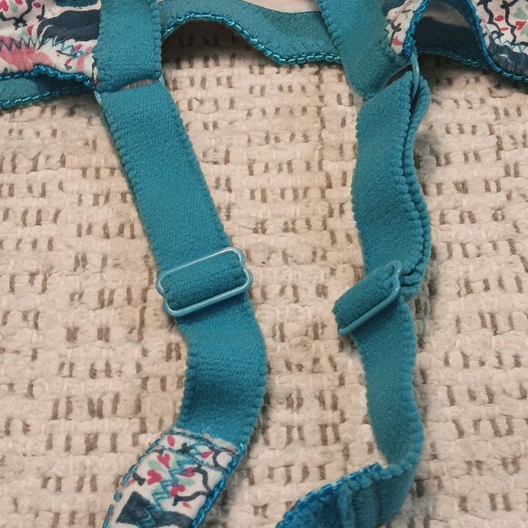 Comfort Choice woman's plus size front close cotton wireless bra sz 48D - Picture 6 of 11